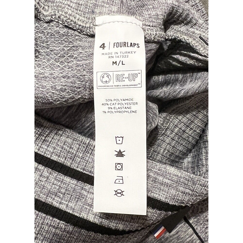 4Laps FourLaps Shorts Women’s Aero Seamless Short 5" Grey Heather M/L  NWT - Picture 5 of 6